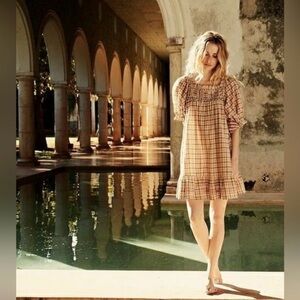 Doen Dôen Cadiz dress in Austen plaid Small